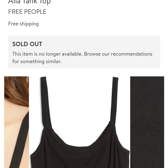 FREE PEOPLE TANK L - Picture 4 of 4